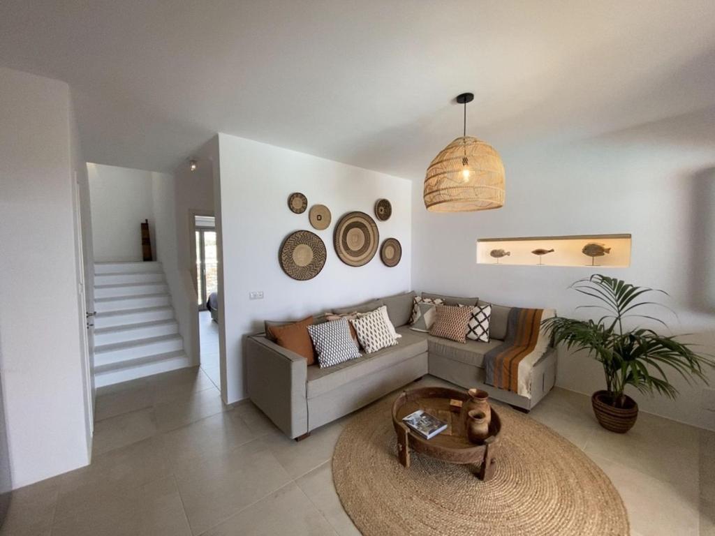 Villa Ypsilon Naxos - Luxury Holiday House With Amazing Sea View & Private Pool Айя-Анна Экстерьер фото