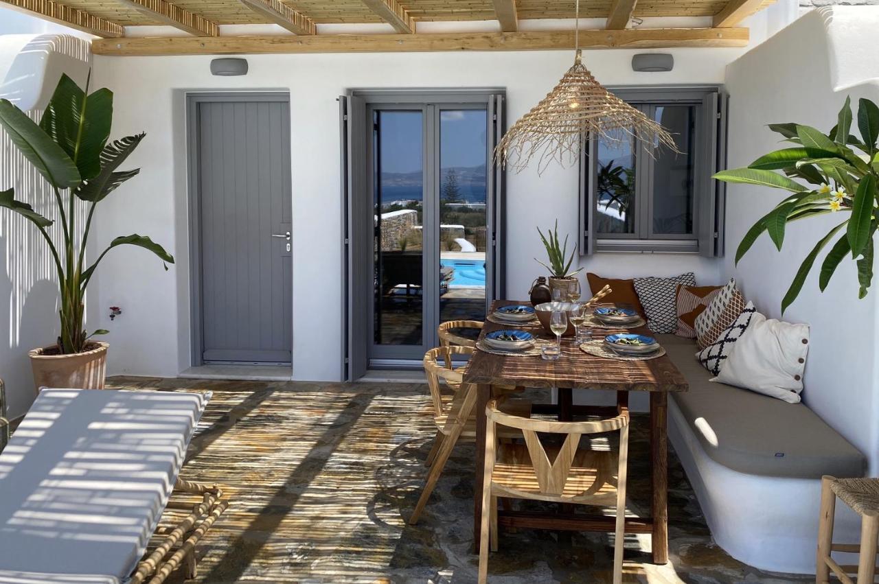 Villa Ypsilon Naxos - Luxury Holiday House With Amazing Sea View & Private Pool Айя-Анна Экстерьер фото